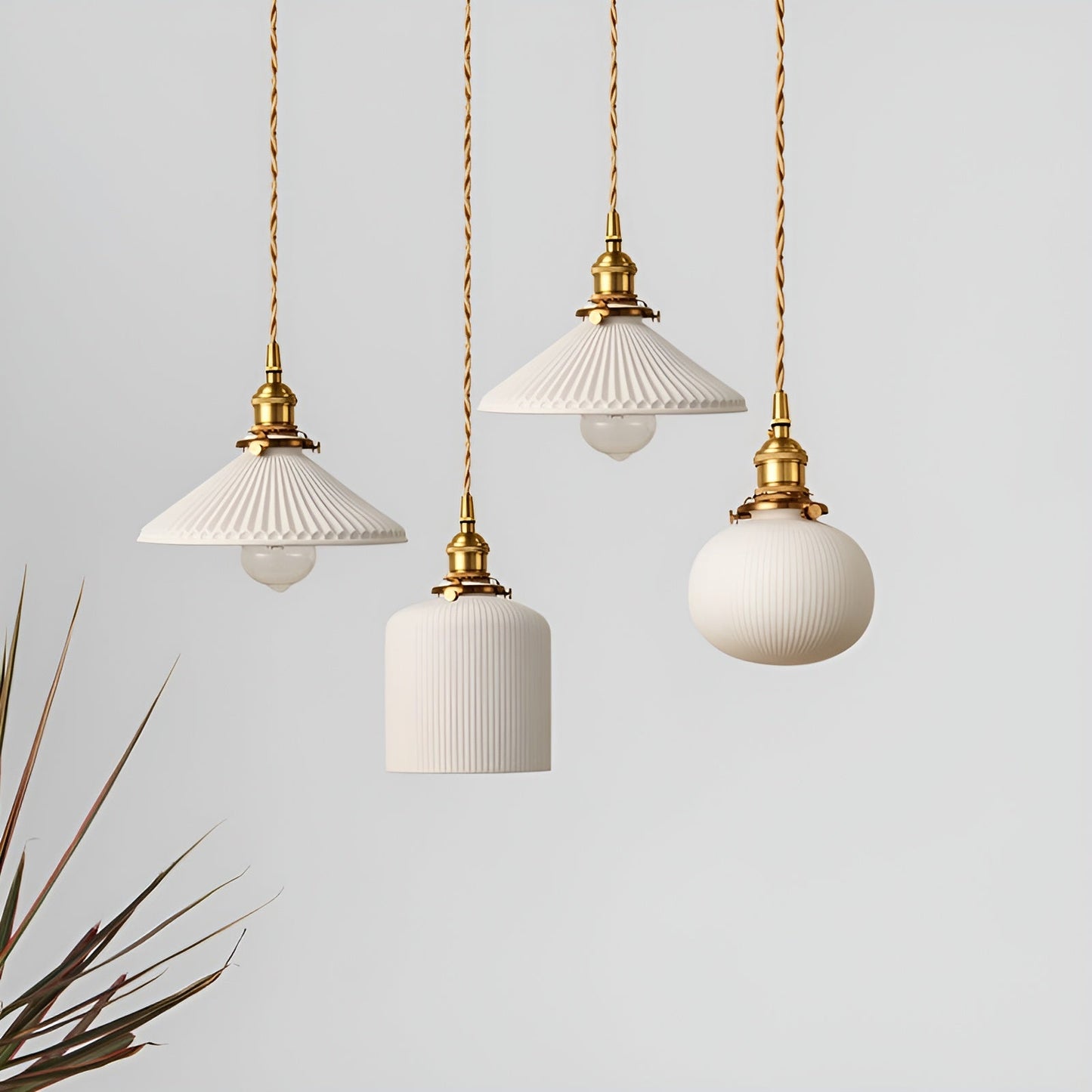 AmberZen Light – Vintage Keramik Glas Pendelleuchte | Brehn