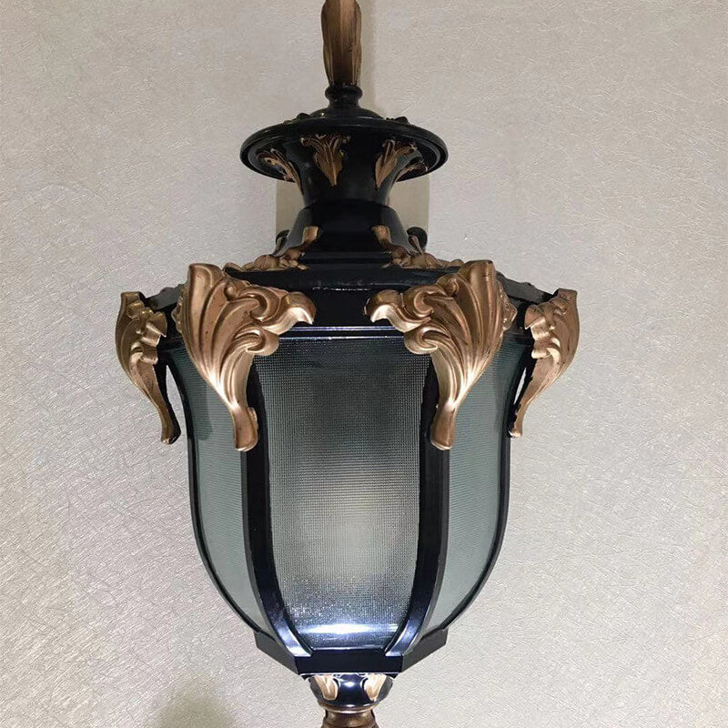 Europäisches Retro-Laternen-Glas Außen wasserdicht 1-Licht Wandleuchte Lamp | Brehn