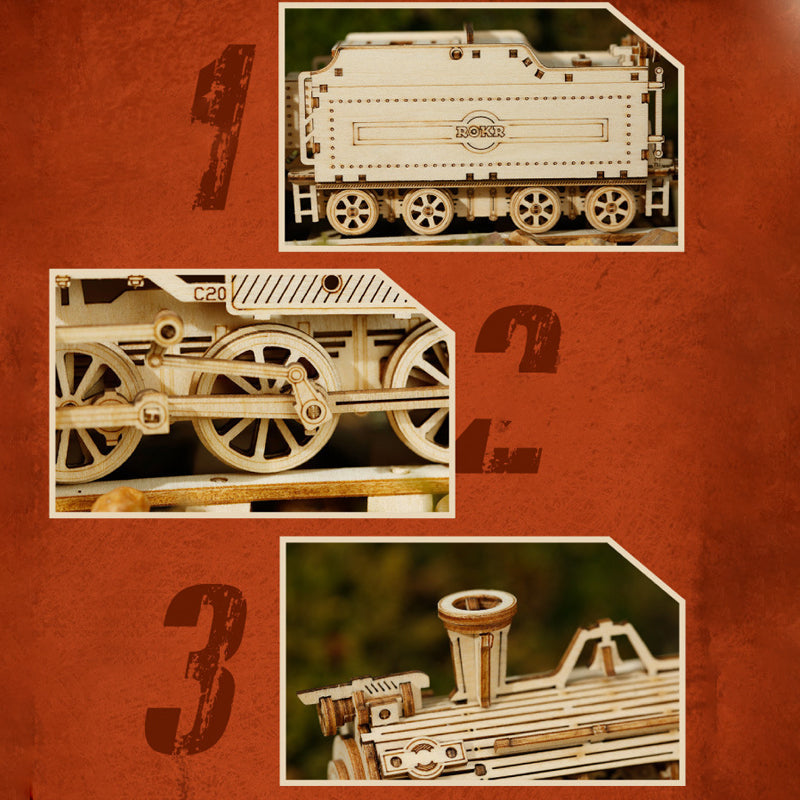 Super Holzmechanisches Modellpuzzle | Brehn