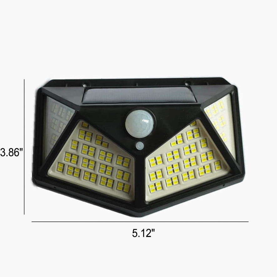 Solar Outdoor 162 LED Außen wasserdicht Körper Sensor Gartenbeleuchtung Wandlaterne Lampe | Brehn
