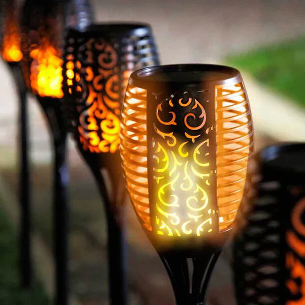 Solarbetriebene wasserdichte LED Gartenfackel