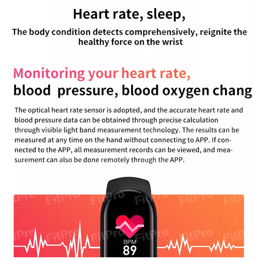Smartwatch - mit Puls- und Blutdruckmessgerät | Brehn