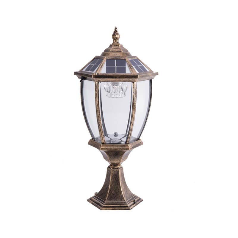 Outdoor Solar Wasserdicht Aluminium Glas 1-Lampe Rasen Landschaftslicht | Brehn