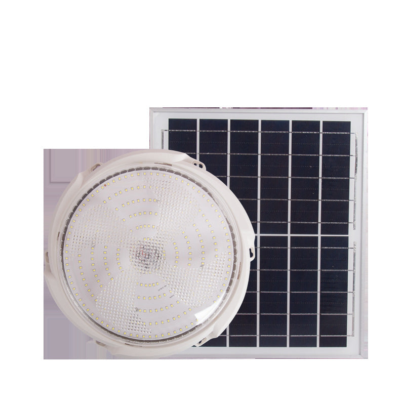 Moderne runde Solar-LED-Deckenleuchte mit Fernbedienung für den Innen- und Außenbereich