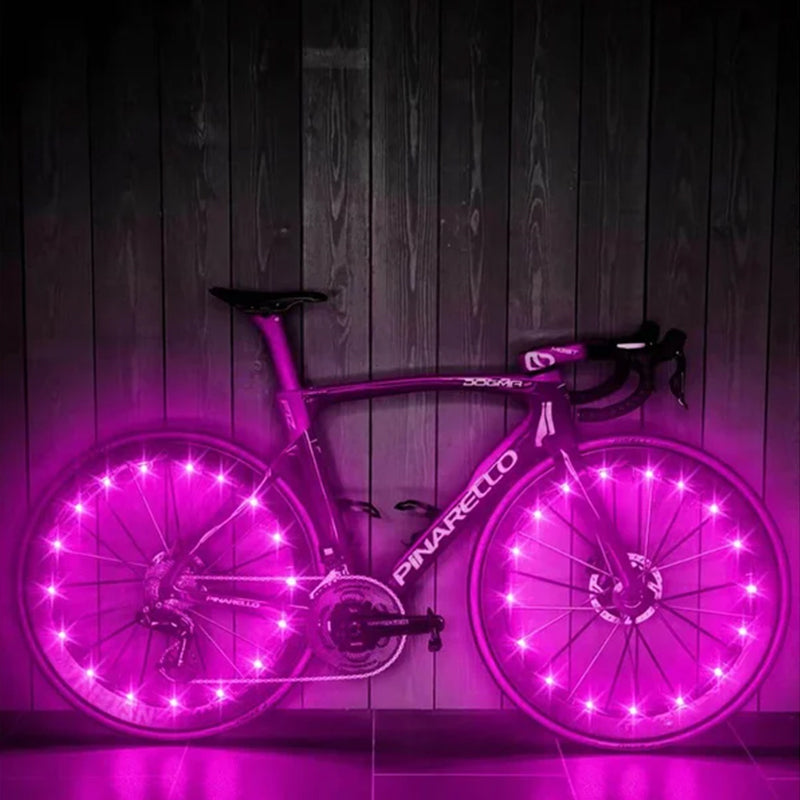 Wiederaufladbare Fahrradreifenlichter