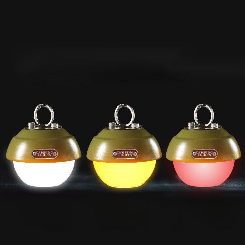 Zeitgenössische kreative wasserdichte Orb-Metall-PC-LED-Camping-Außenleuchte für Außenpatio | Brehn