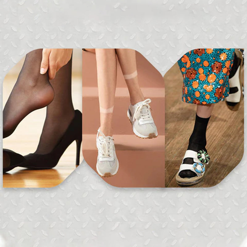 Brehn | Knöchelhohe klare Damensocken (10 Paare)
