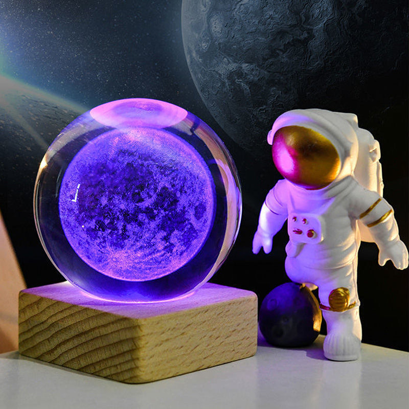 3D Galaxy Kristallball Nachtlicht | Brehn