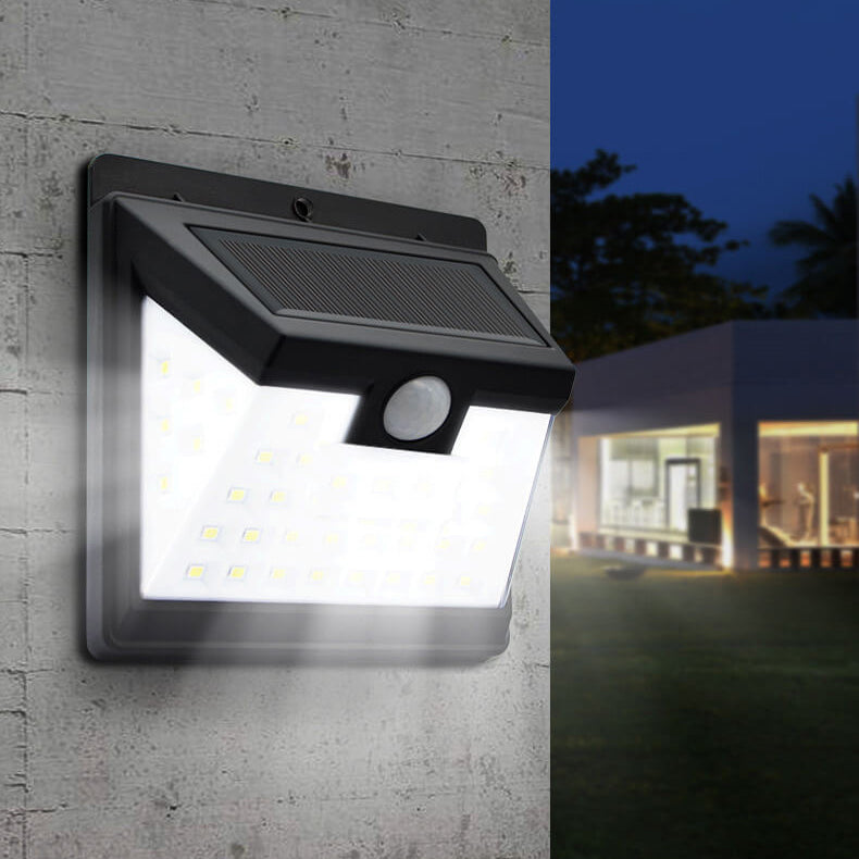 Outdoor Solar Trapez Körper Sensor Wasserdichte LED Patio Wand Sconce Lampe | Brehn