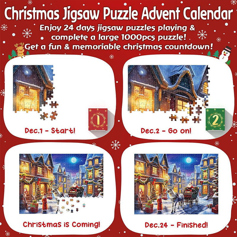 Brehn | Weihnachtspuzzles Adventskalender - Weihnachtsgeschenk