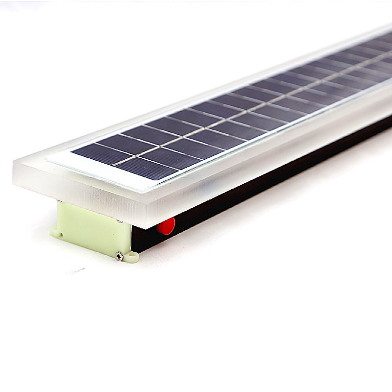 Minimalistische Outdoor Solar Rechteck Streifen Wasserdicht Patio LED Wandleuchte Lampe | Brehn