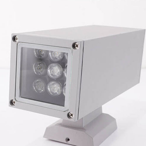 Moderner minimalistischer quadratischer Säulen-LED-leuchtender wetterfester Wandleuchten-Lampe | Brehn