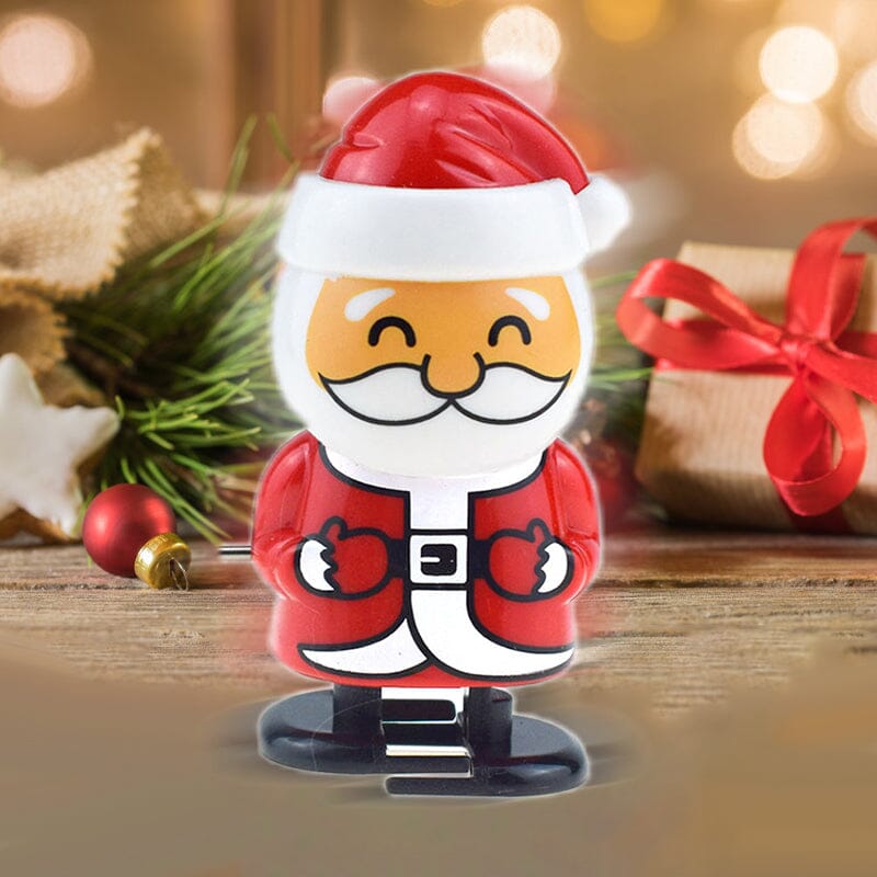 Brehn | 🎅Weihnachts-Wickelspielzeug, Nikolausstiefel-Geschenke, sortierte hüpfende gehende Aufziehspielzeuge