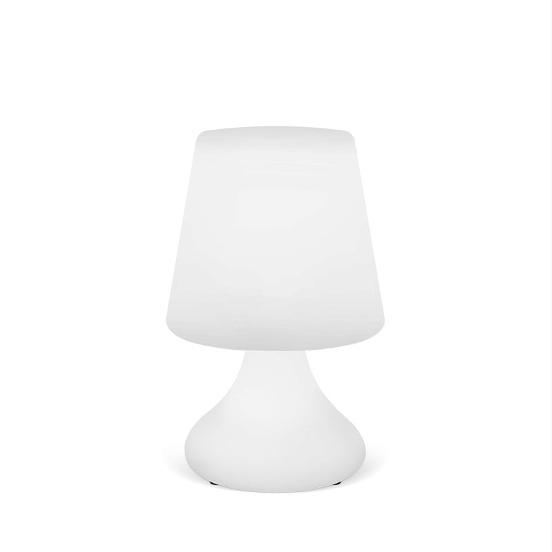 Moderne Minimalistische PE Becherform USB LED Tischlampe Nachtlicht für Außenpatio | Brehn