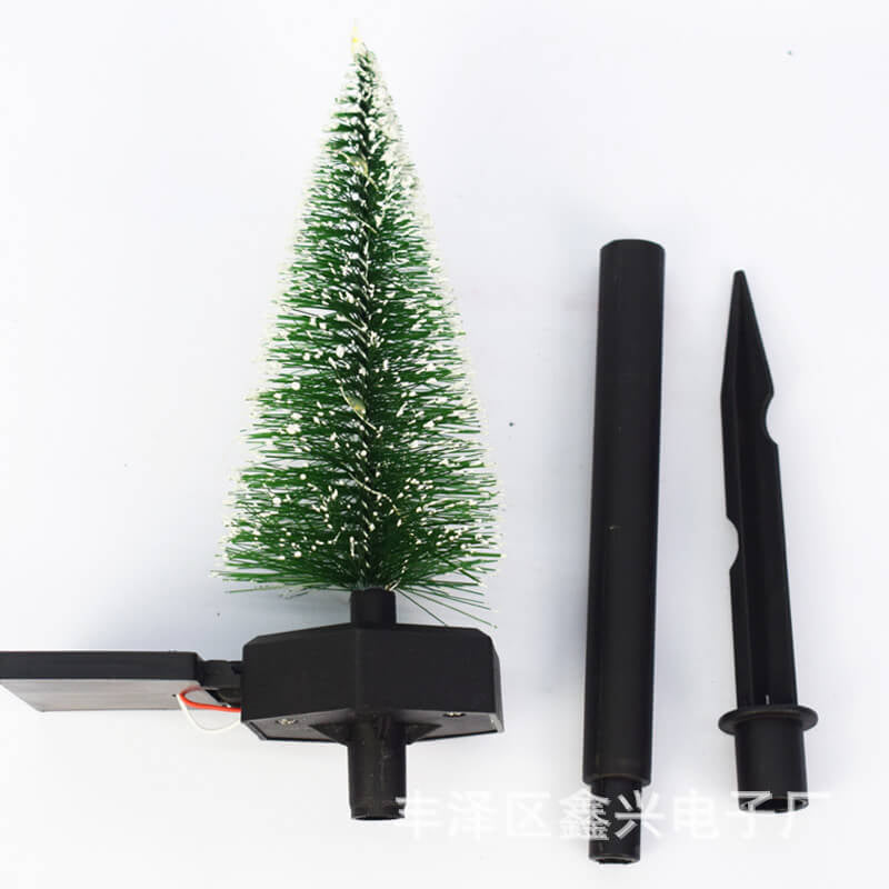 Moderne Solar Weihnachtsbaum Erd-Einlage Rasen-Dekoration Landschaftslicht | Brehn