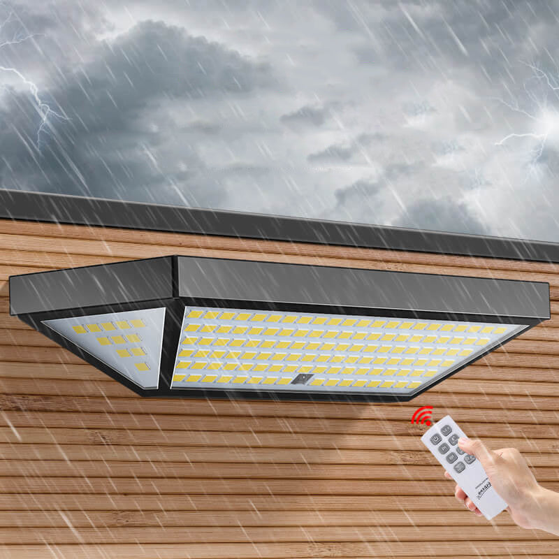 Einfaches Solar-Trapez-LED-Multifunktions-Außen-Wasserdicht-Garten-Wandleuchten-Lampe | Brehn