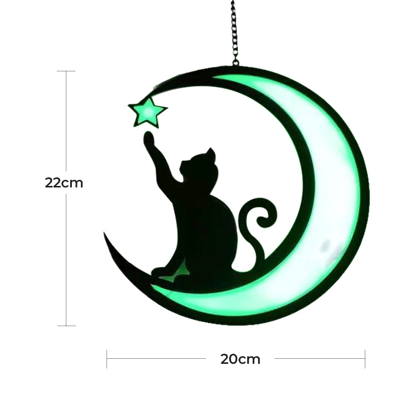Brehn | Mondkatze Dekorationsanhänger aus Acryl