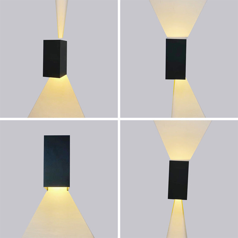 Moderne Smarte Quadratische APP Dimmbares Wasserdichtes LED Wandleuchte Lampe | Brehn