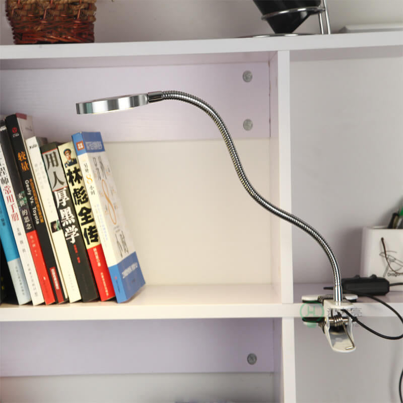 Brehn | Kreative einfache USB Hose Knopf LED Lesen Clip Schreibtischlampe