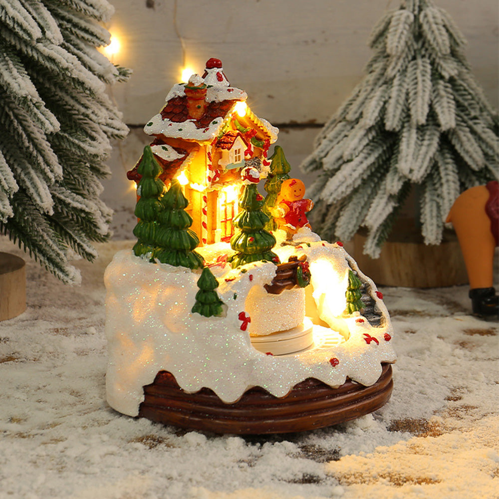 Brehn | Weihnachtsornament mit LED-Lichtern und Musik