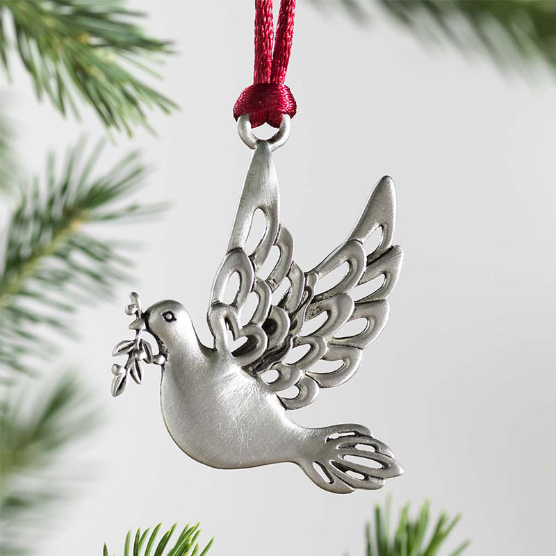 Weihnachtsdekoration aus massivem Zinn