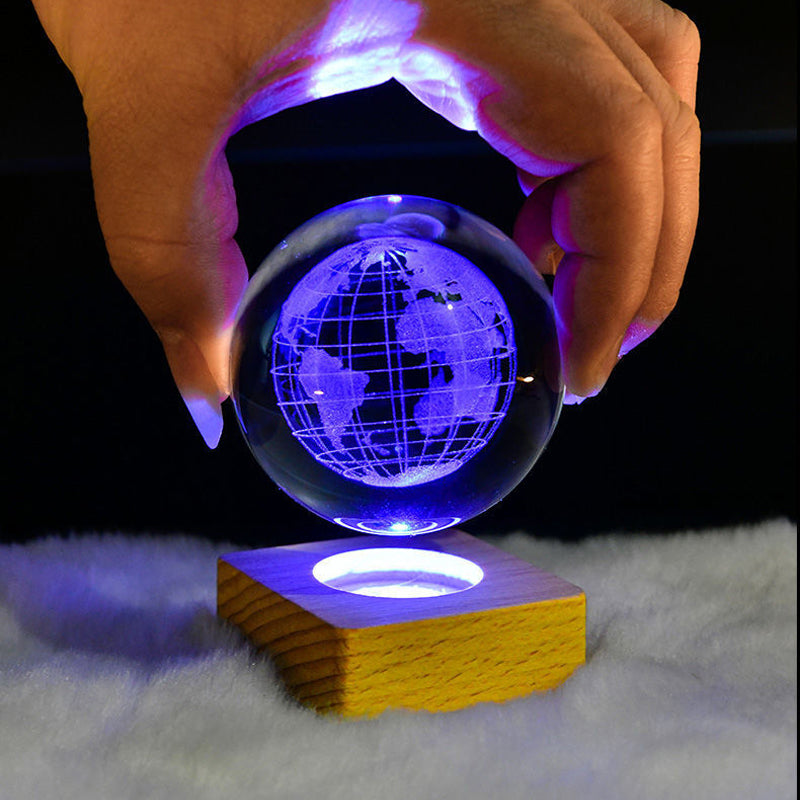 3D Galaxy Kristallball Nachtlicht | Brehn
