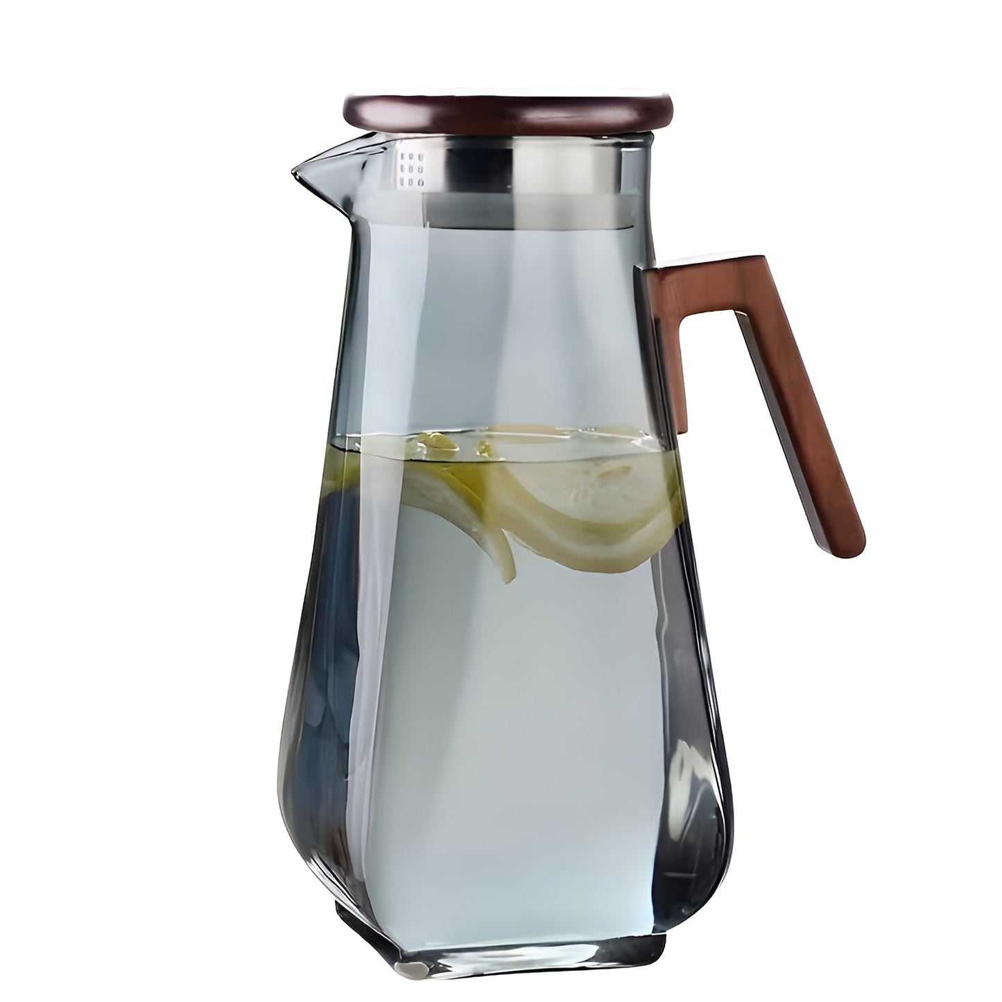 Glaskrug mit großem Fassungsvermögen – hitzebeständig und robust | Ideal für Wasser und Saft