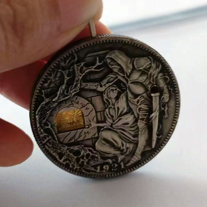 VIvolux | Handgefertigte Geheime Mystische Mechaniker Sammlerstück Nickel