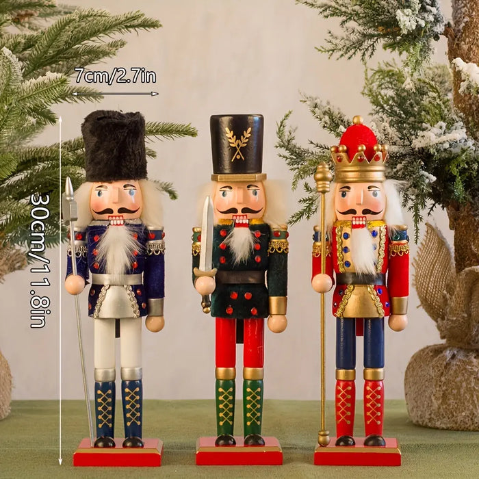 Brehn | NussknackerJoy - Holz Nussknacker Soldatenfigur für zeitlosen Weihnachtszauber