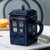 Sci-Fi Polizei Box Becher mit Löffel – ideales Geschenk für Kaffee- und Teeliebhaber