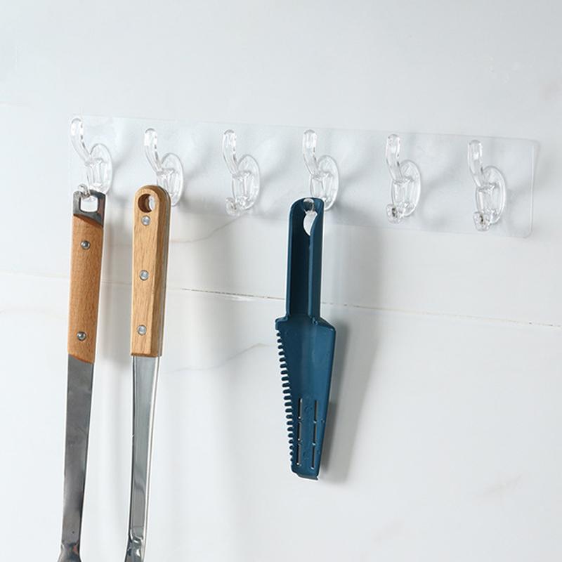 Brehn | Multifunktionale transparente 6 Haken