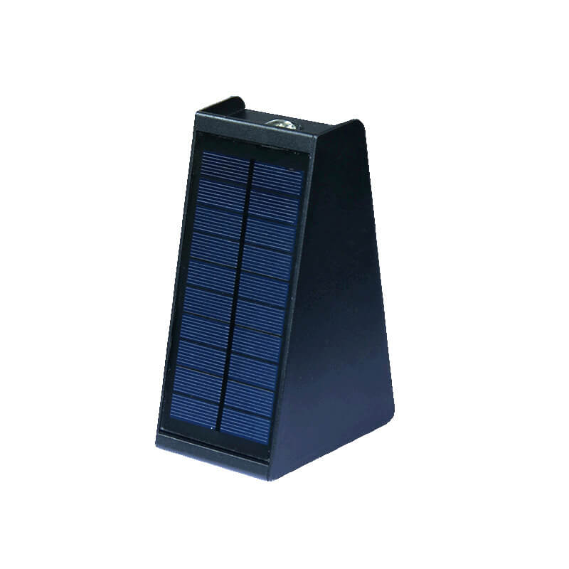 Solar Einfach Trapez Outdoor Wasserfest LED Wand Sconce Lampe | Brehn