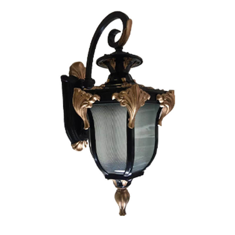 Europäisches Retro-Laternen-Glas Außen wasserdicht 1-Licht Wandleuchte Lamp | Brehn