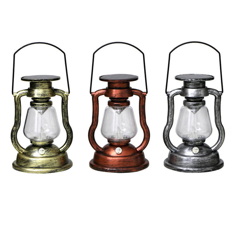Solar Retro Kerosene Lampe Pferdelampe LED Außen Garten Patio Dekoration Tragbare Flamme Kerzenlicht | Brehn