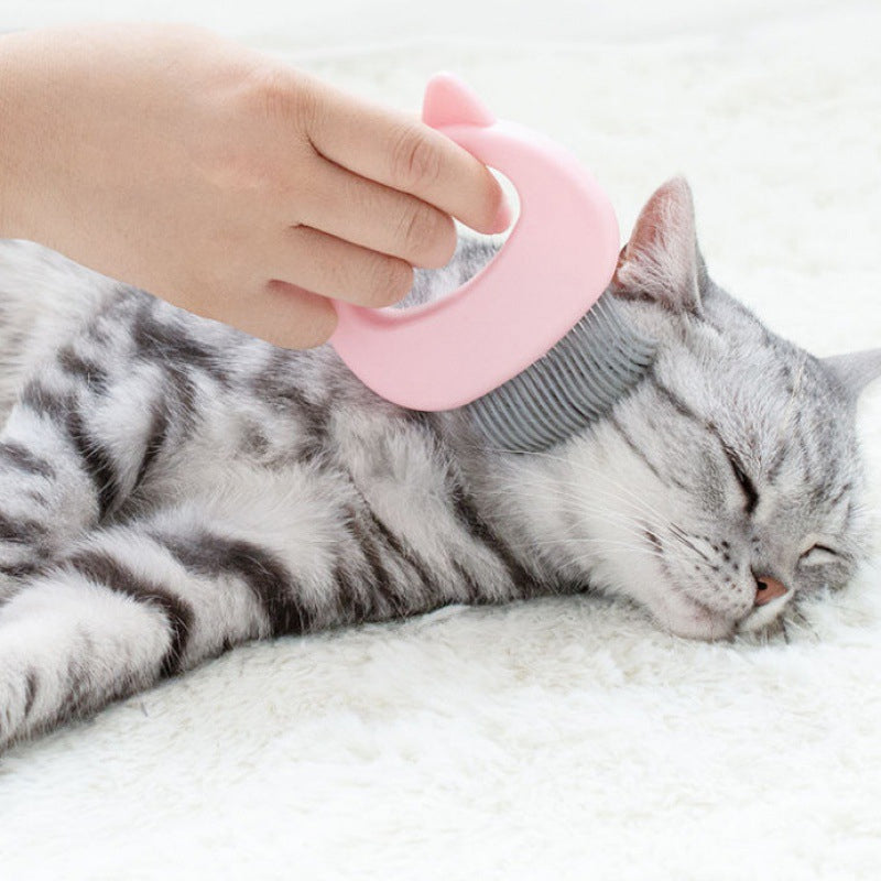 Brehn | Katzenhaareentfernung Massage-Schalenkamm