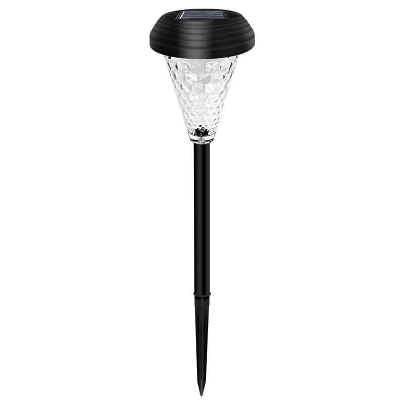 Moderne Solar Glas Kegel LED Außen Garten Bodeneinbau Landschaftslicht | Brehn