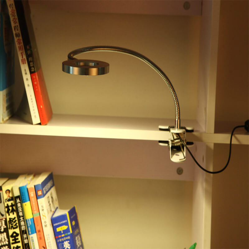 Brehn | Kreative einfache USB Hose Knopf LED Lesen Clip Schreibtischlampe