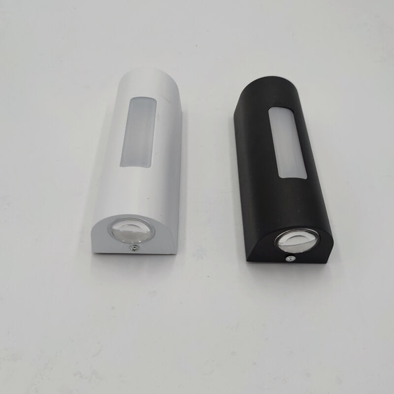 Moderner minimalistischer zylindrischer Design-LED-Außen-Wandleuchte Deko-Lampe | Brehn