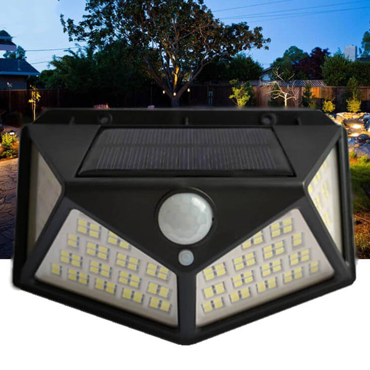 Solar Outdoor 162 LED Außen wasserdicht Körper Sensor Gartenbeleuchtung Wandlaterne Lampe | Brehn
