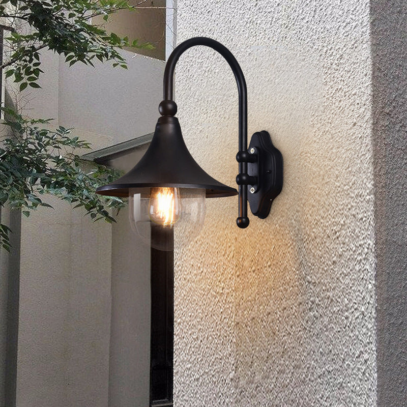 Retro Minimalist Trompet Wasserfest 1-Lampe Wand Leuchte | Brehn