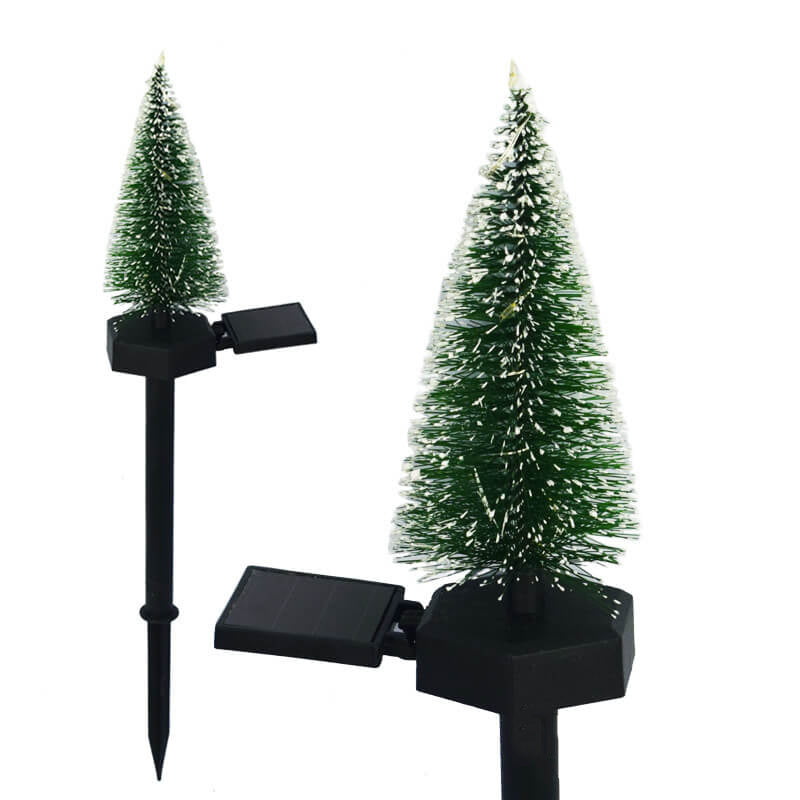 Moderne Solar Weihnachtsbaum Erd-Einlage Rasen-Dekoration Landschaftslicht | Brehn