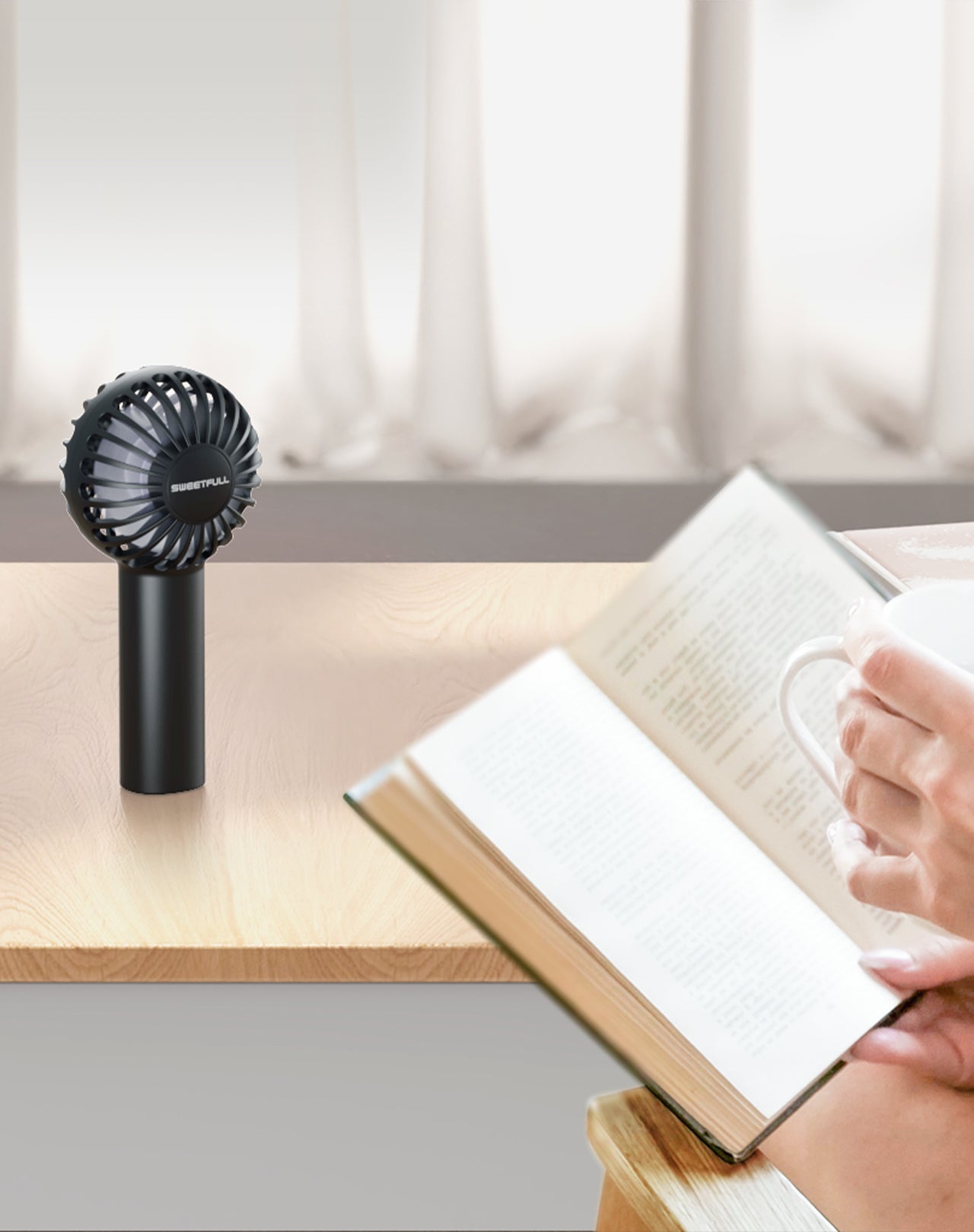 Mini tragbarer Ventilator Leistungsstarker tragbarer Ventilator Wiederaufladbar | Brehn