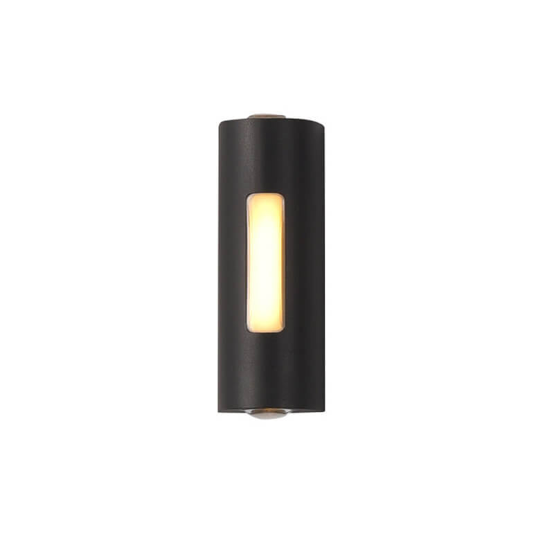 Moderner minimalistischer zylindrischer Design-LED-Außen-Wandleuchte Deko-Lampe | Brehn