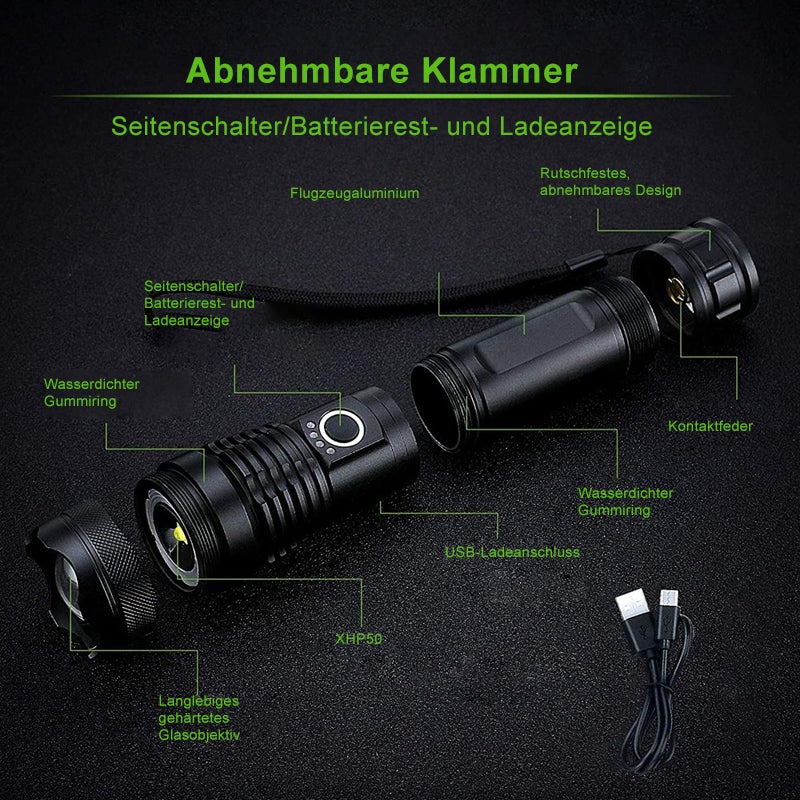 Brehn | Wasserdichte militärische Lasertaschenlampe