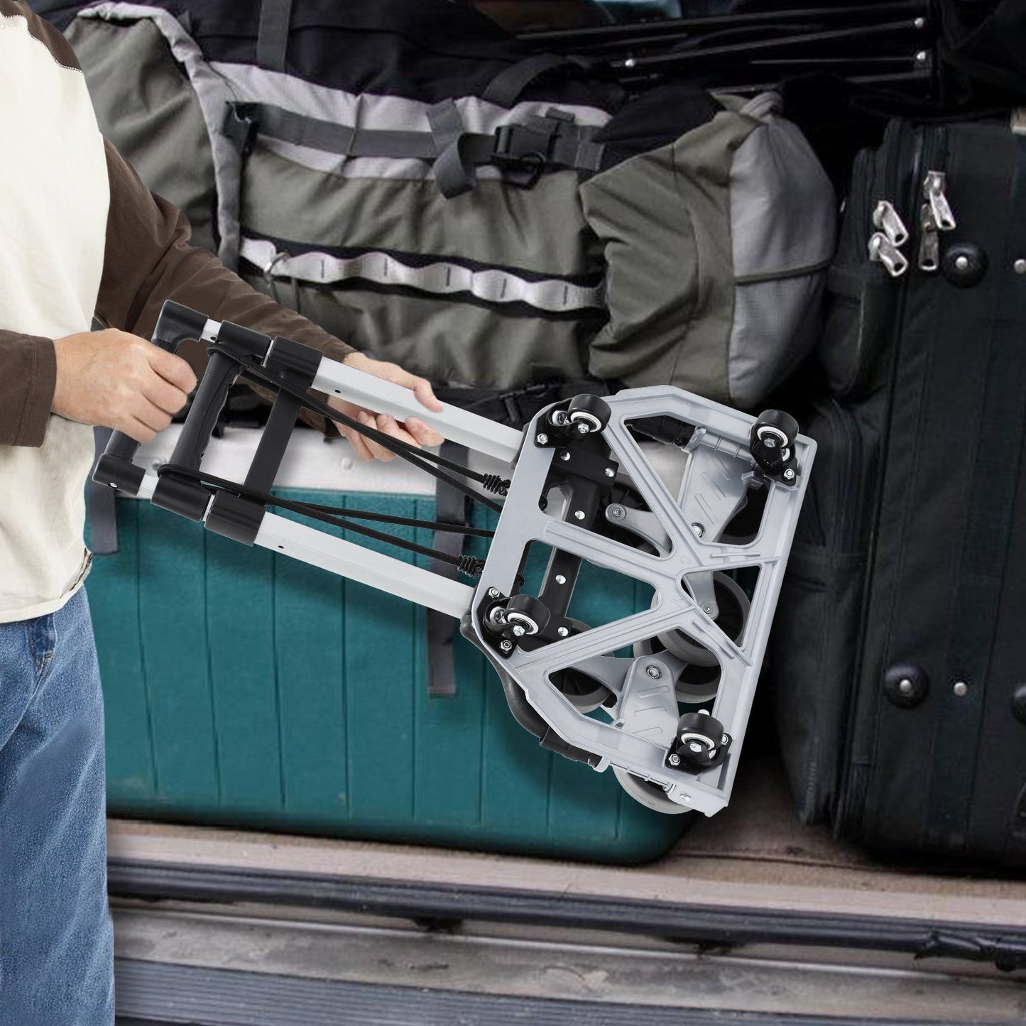 Treppensteiger Sackkarre Klappbar Treppenhandwagen bis 75kg | Brehn