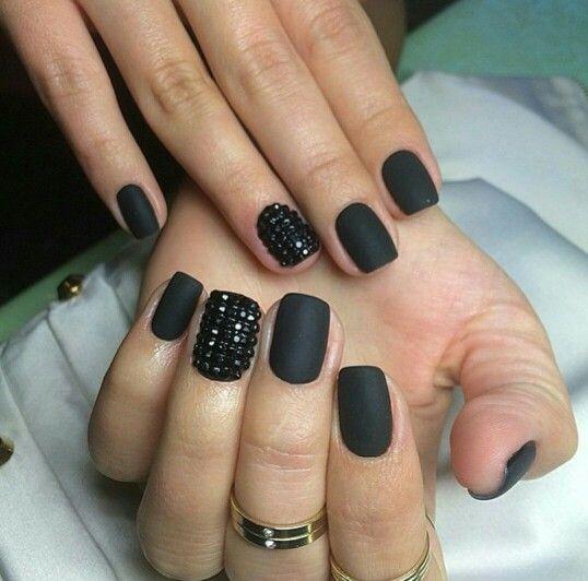 Mitternachtsmatte schwarze Nagellack | Brehn