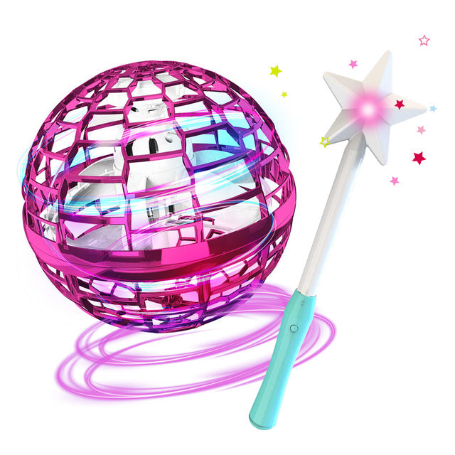 Flynova Pro fliegende Ball Spin Toy Handgesteuertes Drone-Hubschrauber 360 Grad drehendes Mini-UFO mit Licht Kinder Geschenke