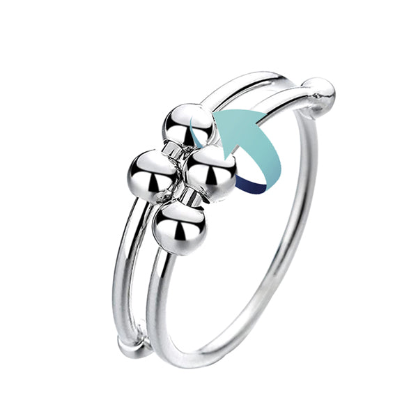 Brehn | 4 Beads Adjustable Anxiety Relief Ring