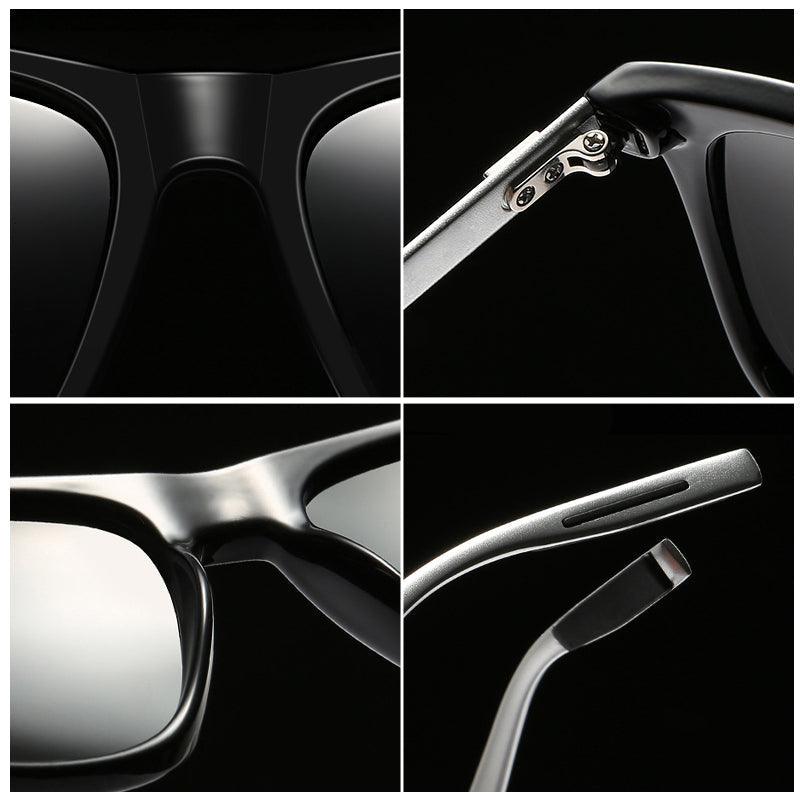 Polarisierte Sonnenbrille mit Aluminium-Magnesium-Rahmen