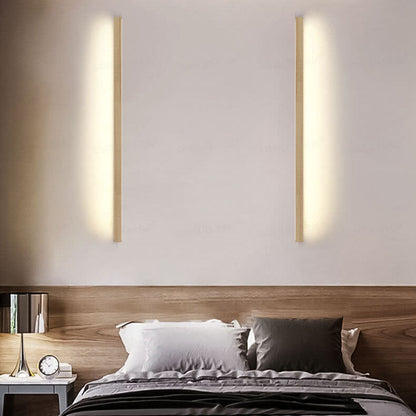 ZenBeam Japanische LED-Wandleuchte | Massivholzdesign | Modernes Akzentlicht